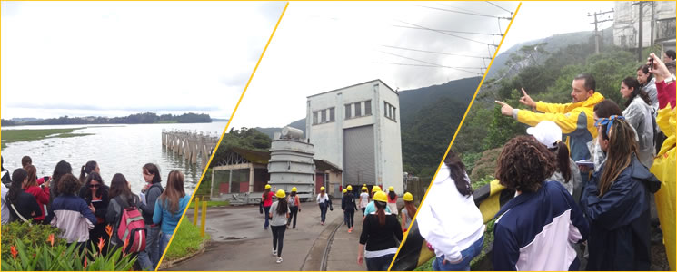 Alunos do Senac Jabaquara recebem orientação no Reservatório Billings e na Usina Henry Borden Alunos do Senac Jabaquara recebem orientação no Reservatório Billings e na Usina Henry Borden