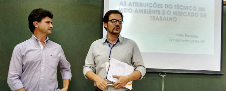 dois homens em frente a um painel dois homens em frente a um painel