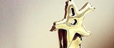 Imagem do troféu do prêmio Top of Mind de RH Imagem do troféu do prêmio Top of Mind de RH