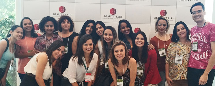Alunas do Senac Largo Treze na Beauty Fair Alunas do Senac Largo Treze na Beauty Fair