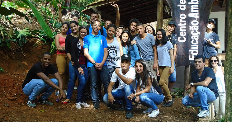 Aprendizes do Senac Santana no Bosque Maia Aprendizes do Senac Santana no Bosque Maia