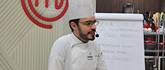 Chef Diego Barreto, docente da área de gastronomia do Senac Penha Chef Diego Barreto, docente da área de gastronomia do Senac Penha