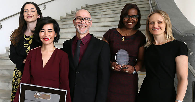 Profissionais da equipe da Gerência de Pessoal do Senac São Paulo representaram a instituição na premiação Profissionais da equipe da Gerência de Pessoal do Senac São Paulo representaram a instituição na premiação