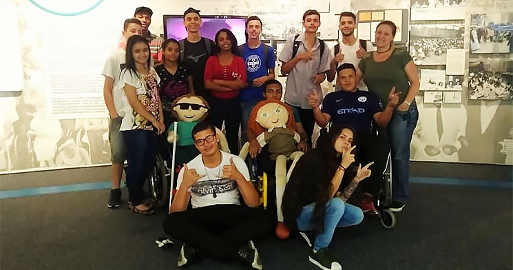 Turma do programa Aprendizagem visita Memorial da Inclusão Turma do programa Aprendizagem visita Memorial da Inclusão