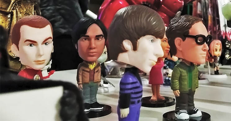 Mini bonecos dos personagens da série The Big Bang Theory Mini bonecos dos personagens da série The Big Bang Theory