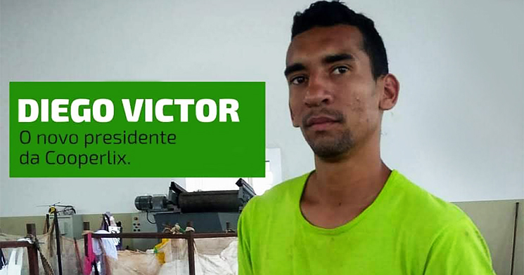 Diego Victor Lopes do Santos é o presidente da Cooperlix Diego Victor Lopes do Santos é o presidente da Cooperlix