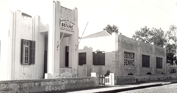 Fachada Senac Botucatu em 1955 Fachada Senac Botucatu em 1955