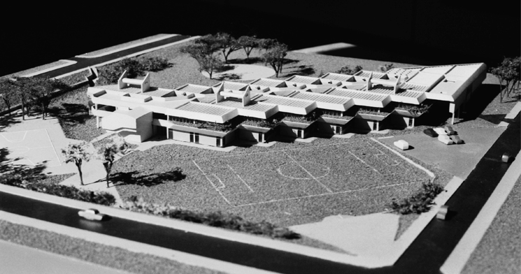 Foto da maquete com projeto arquitetônico do Senac Catanduva Foto da maquete com projeto arquitetônico do Senac Catanduva