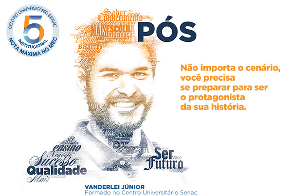PÓS-GRADUAÇÃO E EXTENSÃO NO SENAC.