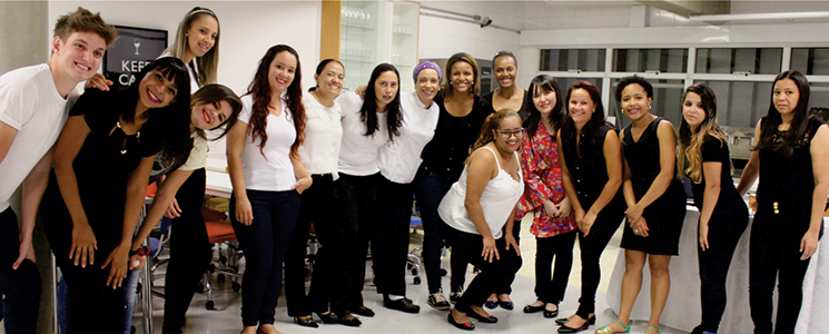 Alunos da turma de nutrição Alunos da turma de nutrição
