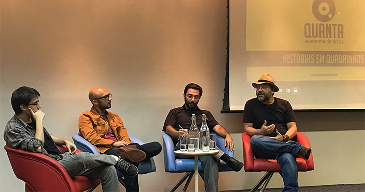 Equipe da Quanta Academia de Artes em evento do Senac Largo Treze realizado durante a Semana Senac de Leitura Equipe da Quanta Academia de Artes em evento do Senac Largo Treze realizado durante a Semana Senac de Leitura