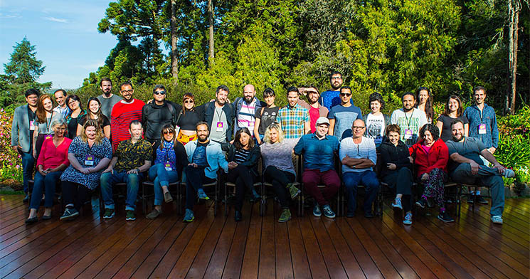 Estudantes e profissionais participantes do Laboratório Novas Histórias Estudantes e profissionais participantes do Laboratório Novas Histórias